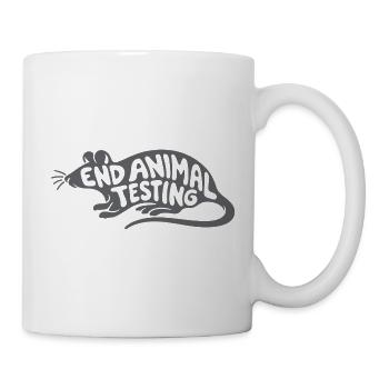 End Animal Testing - Tasse - Weiß - Rechts