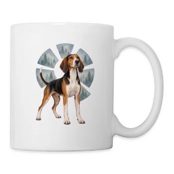 Training Walker Coonhound - Tasse - Weiß - Rechts