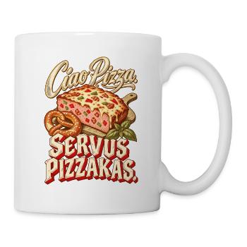 Ciao Pizza Servus Pizzakas - Tasse - Weiß - Rechts