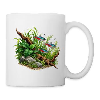 Aquascaping Neonsalmler - Tasse - Weiß - Rechts