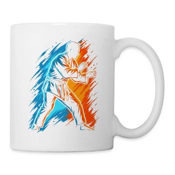 Judoka Kampfsport Jungen Herren Kinder Judo - Tasse - Weiß - Rechts