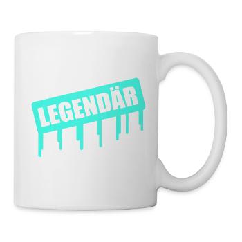 Legendär Graffiti Neon Drip - Tasse - Weiß - Rechts