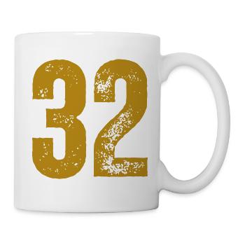 32 - Tasse - Weiß - Rechts