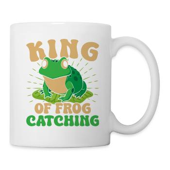Frog Catcher King Of Frog - Tasse - Weiß - Rechts