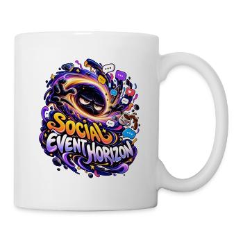 Soziales Event-Horizont - Tasse - Weiß - Rechts