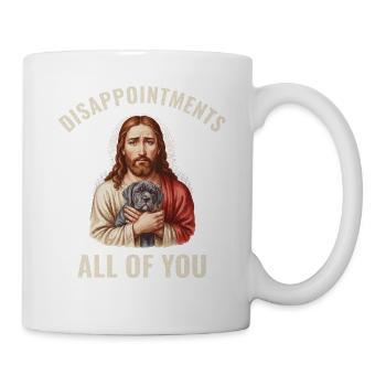 Disappointments Jesus mit Cane Corso - Tasse - Weiß - Rechts