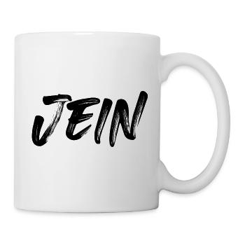 Jein - Tasse - Weiß - Rechts