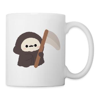 Kawaii Sensenmann mit Sense. - Tasse - Weiß - Rechts