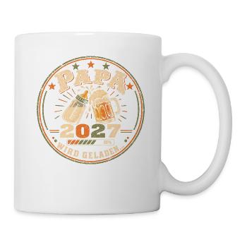 Bald Papa 2027 Baby Bottle and Jug - Tasse - Weiß - Rechts