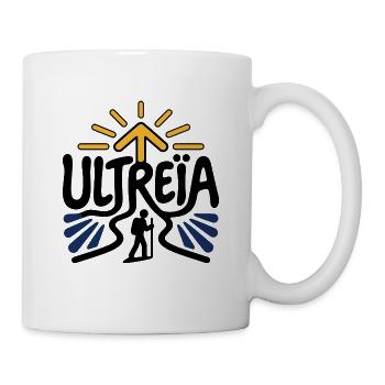 Pilger Ultreïa – Santiago Compostela - Tasse - Weiß - Rechts