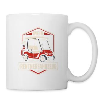 Mein Rentnerfahrzeug - Tasse - Weiß - Rechts
