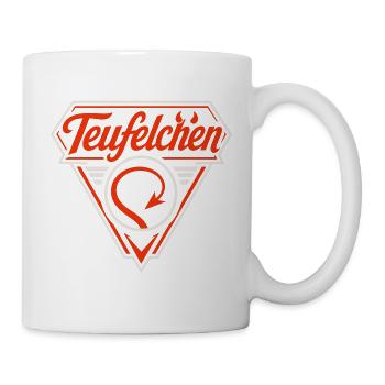 Teufel oder Engel Teufelchen - Tasse - Weiß - Rechts