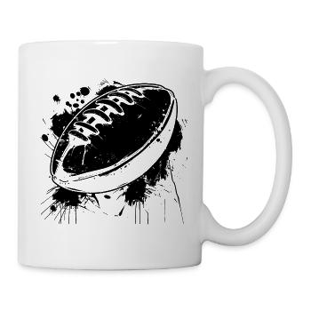 American Football - Tasse - Weiß - Rechts