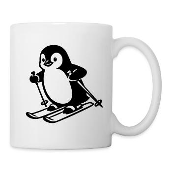 Skipinguin - Tasse - Weiß - Rechts