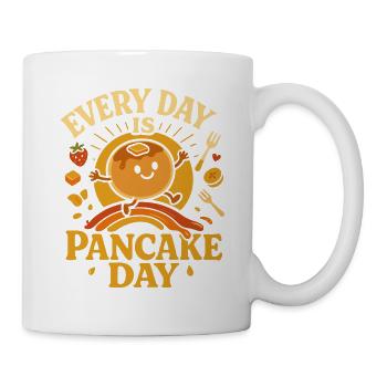 Every Day Is Pancake Day - Tasse - Weiß - Rechts