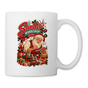 Weihnachtswerkstatt-Weihnachtskurzfilme - Tasse - Weiß - Rechts