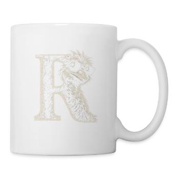 R-Ente Lustiges Design Rentner Ruhestand  - Tasse - Weiß - Rechts