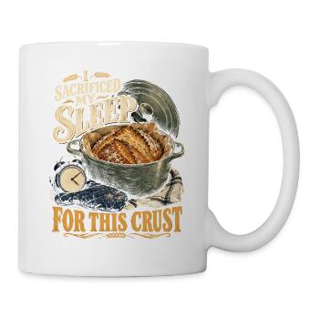 Sauerteig Bäcker Brot Backen - Tasse - Weiß - Rechts