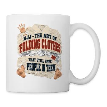 Brazilian Jiu Jitsu BJJ - Tasse - Weiß - Rechts