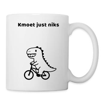 Kmoet just nothing, Antwerpener Dialekt Shirts - Tasse - Weiß - Rechts