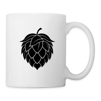 Hopfenbier - Tasse - Weiß - Rechts