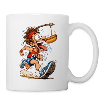 HotDog Heißhunger - Tasse - Weiß - Rechts