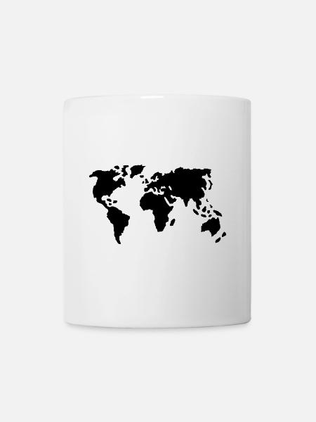 Welt - Tasse - Weiß