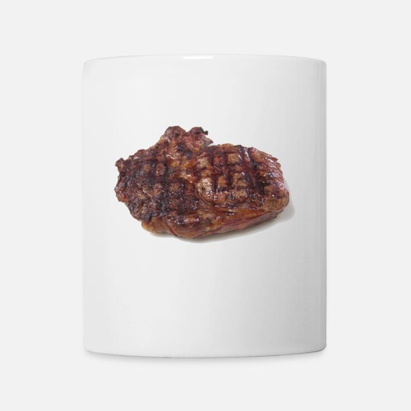 Steak - Tasse - Weiß