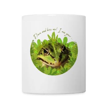 Frosch küss mich Prinz - Tasse - Weiß - Vorne