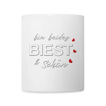 Biest schön und Biest - Tasse - Weiß - Vorne