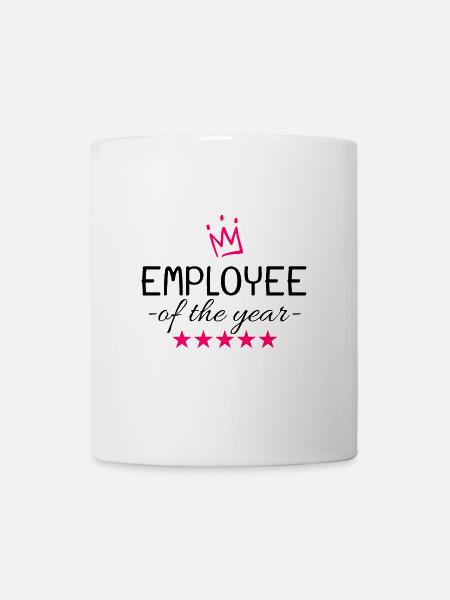 Mitarbeiter des Jahres - Tasse - Weiß