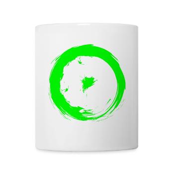 Astronomische Symbole Sonne grün - Tasse - Weiß - Vorne