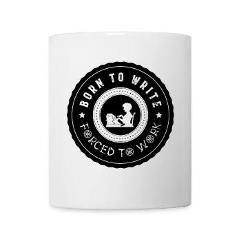 BornTo Write - Tasse - Weiß - Vorne