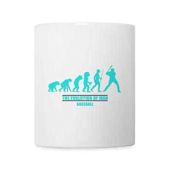 Evolution man baseball - Tasse - Weiß - Vorne