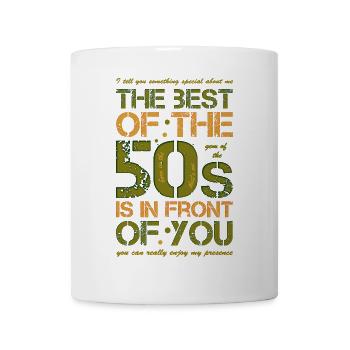 Fünfziger 50s 50's 50er - Tasse - Weiß - Vorne