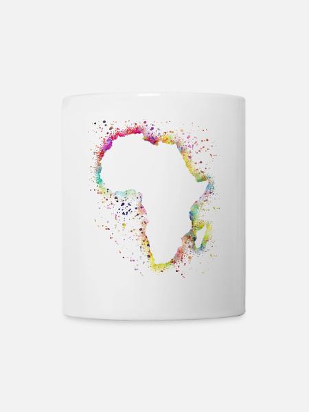 Afrika - Tasse - Weiß