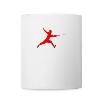 Fechten Fechtsportler Fechter Fechtsport - Tasse - Weiß - Vorne
