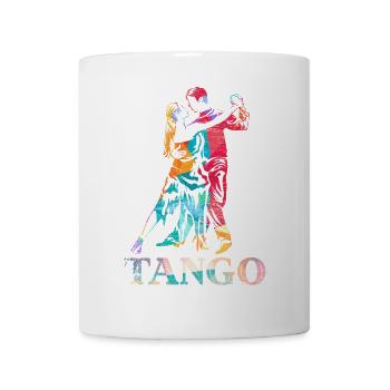 Feuriger Tango Gesellschaftstanz - Tasse - Weiß - Vorne