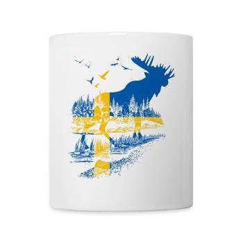 SUÈDE MOOSE - Mug blanc - blanc - Devant