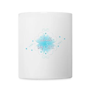 baby girl - Tasse - Weiß - Vorne