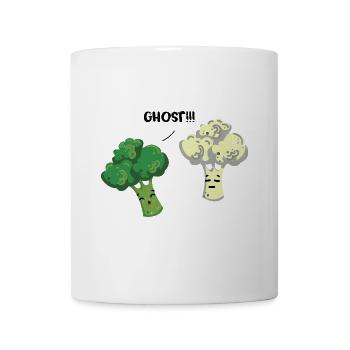Knackiger Brokkoli Supergemüse - Tasse - Weiß - Vorne