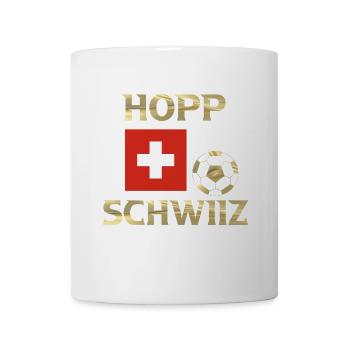 Hopp Schwiiz - Tasse - Weiß - Vorne
