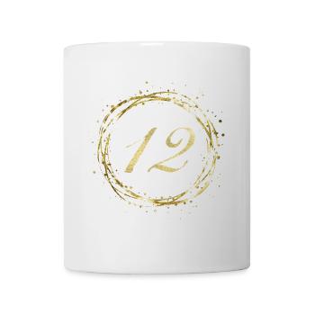 12 - Tasse - Weiß - Vorne