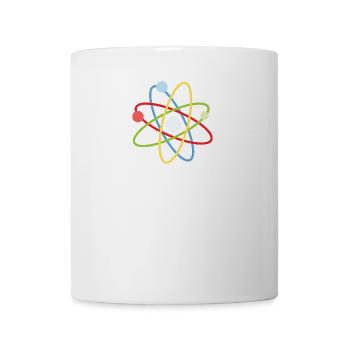 Atom - Tasse - Weiß - Vorne