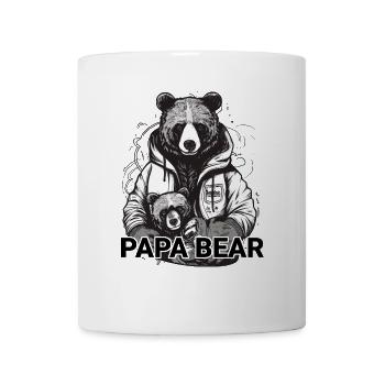 Papa Bear - Tasse - Weiß - Vorne