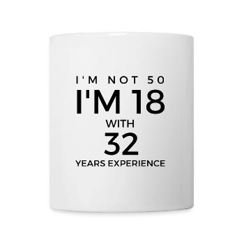 50th birthday - saying for 50th birthday - Mug - white - Front