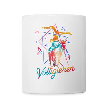Anmutige Voltigierkunst Teamkür - Tasse - Weiß - Vorne