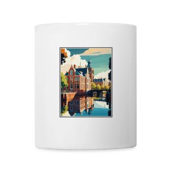 Leeuwarden Niederlande Vintage Reiseposter WPA - Tasse - Weiß - Vorne