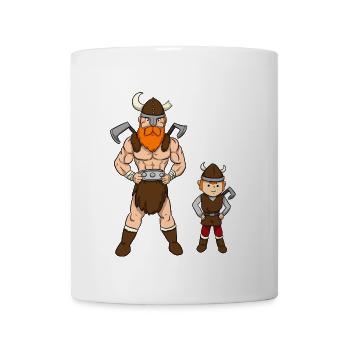 Viking Father Son - Tasse - Weiß - Vorne