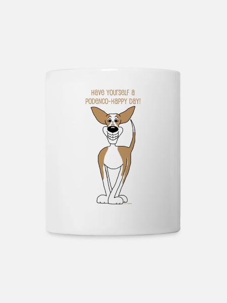 Podenco Smile - Tasse - Weiß